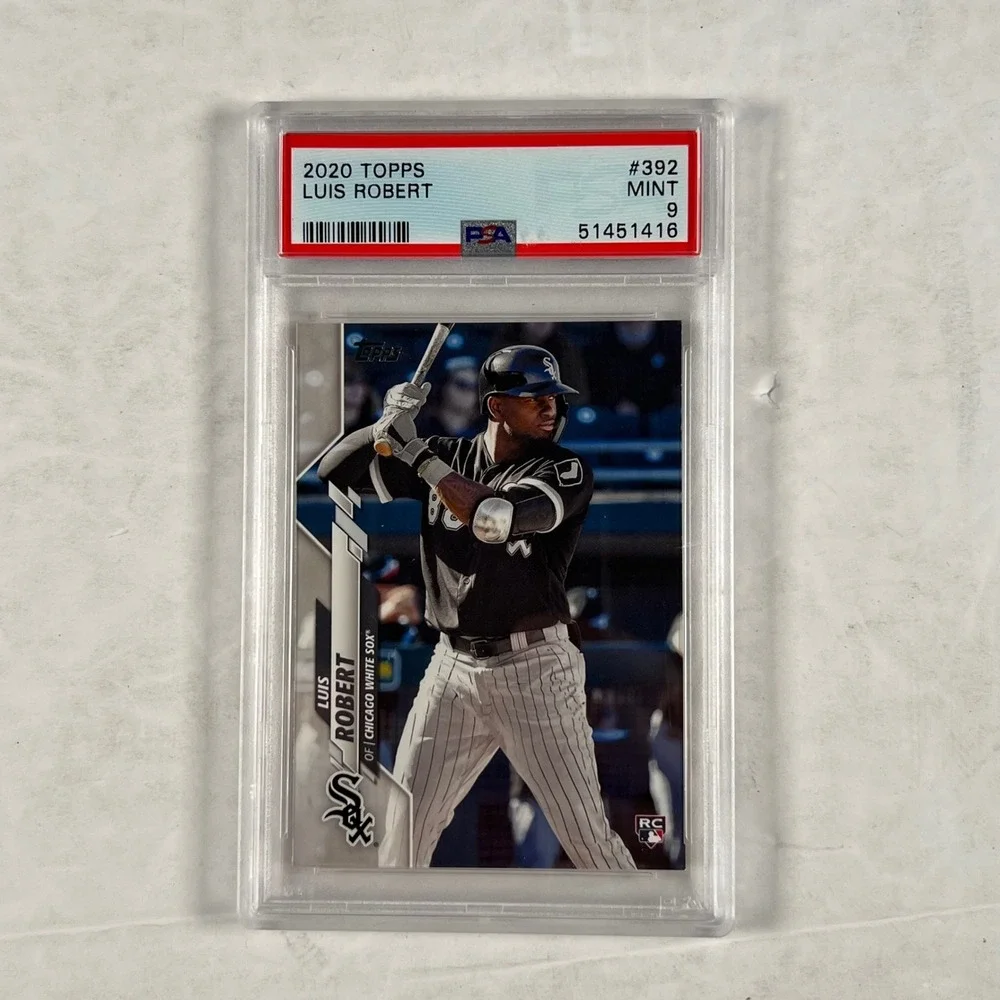 2020 Topps Luis Robert Rookie Card 392 Chicago White Sox PSA 9 Mint RC Baseball